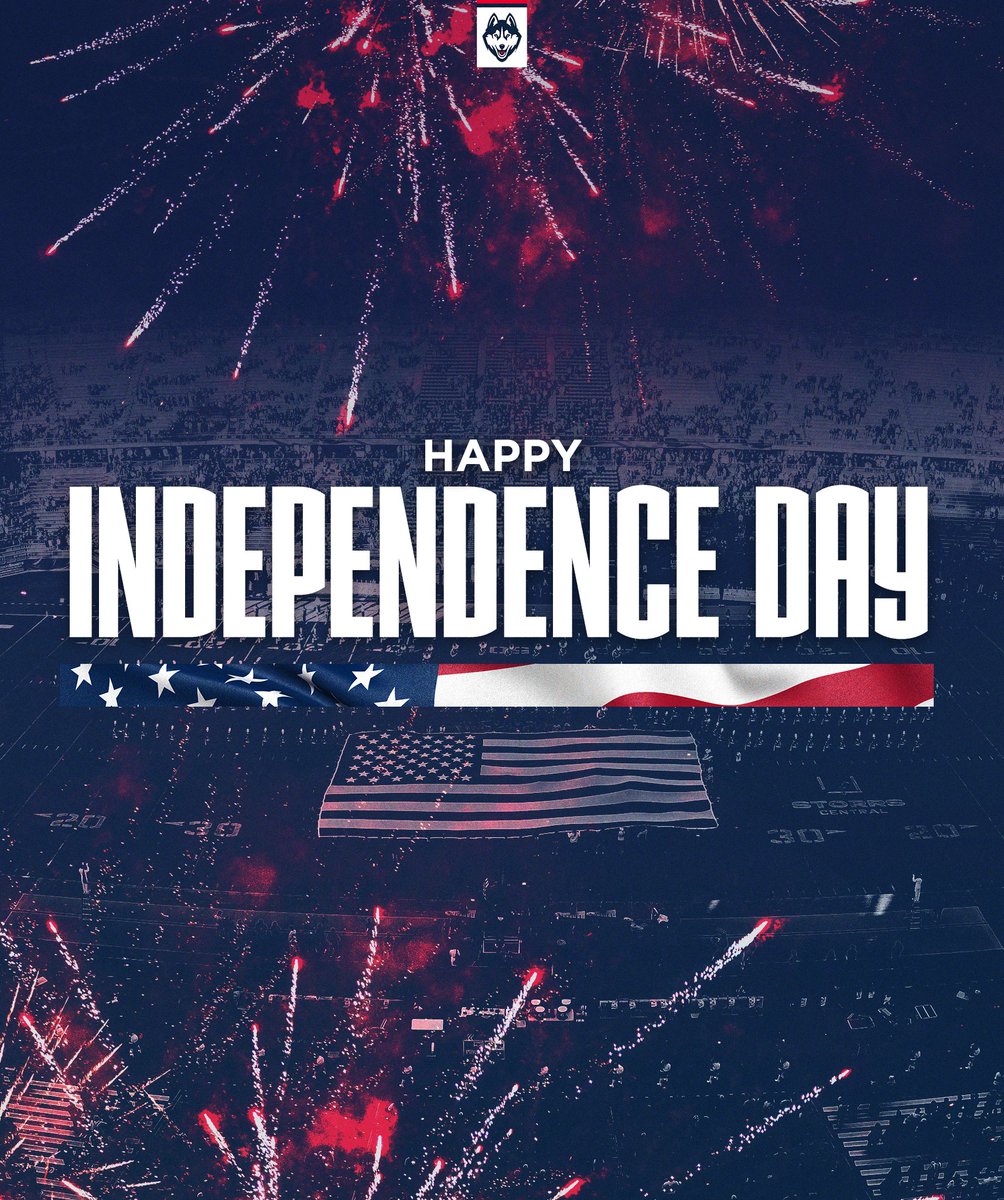 UConnHuskies's tweet photo. Happy Fourth of July! 🇺🇸 https://t.co/ACiw1hP1dn