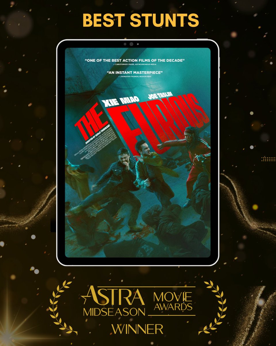 TheAstraAwards's tweet photo. Congratulations to The Furious, winner of Best Stunts at the 2026 Astra Midseason Movie Awards!

#AstraMidseasonMovieAwards #TheAstras #TheFurious https://t.co/EaZ09zjyzM