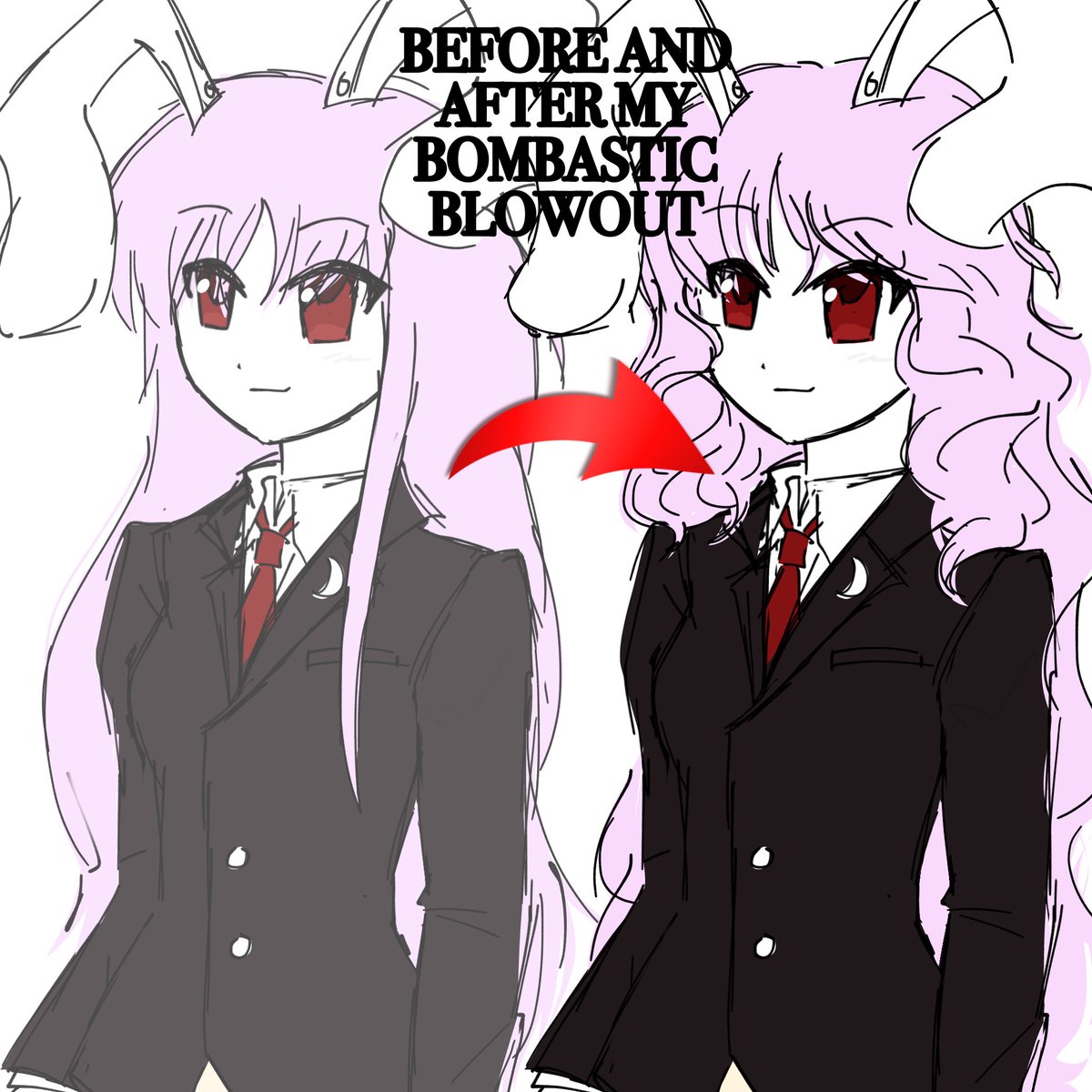 peanut0pro's tweet photo. old reisen drawing i did https://t.co/6ihJpmoc6j