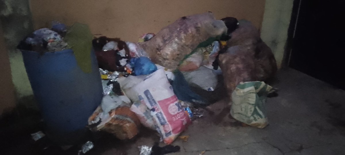 H_bolaji's tweet photo. Hi @lawmaops 

This is the picture of the refuse in our compound. The PSP last came in May 2026. Pls help inform them to come pick the refuse.  Cc @muyiwag @Lawma_gov @tokunbo_wahab https://t.co/EFEmKANZeG