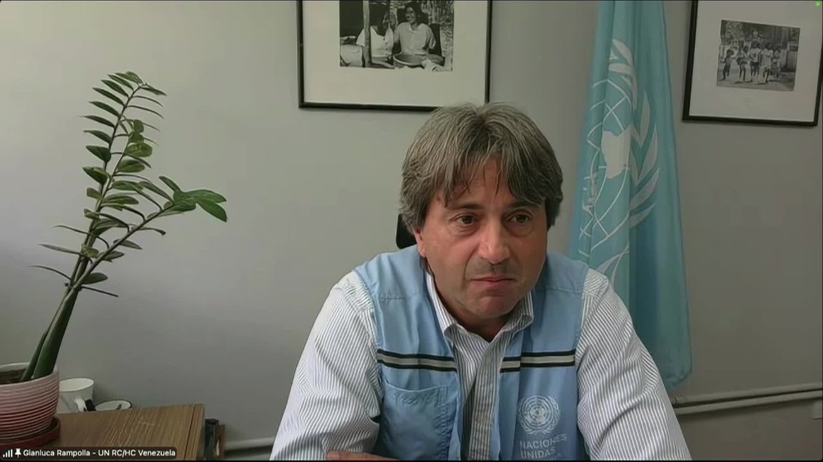 UNWebTV's tweet photo. More than 500 aftershocks have struck Venezuela since twin 7.5- and 7.2-magnitude earthquakes, including a 5.2-magnitude tremor Mon, the UN coordinator said.

As of Sun night, 1450 people had died, more than 3000 were injured and over 12000 displaced, government figures showed. https://t.co/OdtlBfZvYm