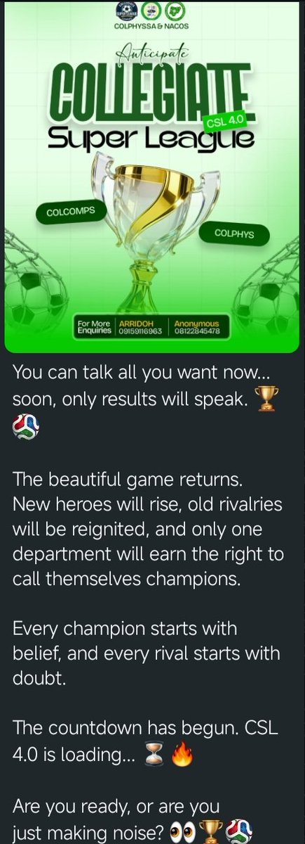 CatalystFC_XI's tweet photo. Catalyst FC, let’s go! Eyes on the prize  we’re bringing the cup home 💪🔥🏆 https://t.co/gqCzgxlqL1