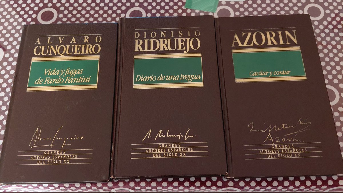 manuelreal31's tweet photo. Estos libros han causado baja en una biblioteca y se han venido conmigo. Más lectura para el verano. https://t.co/Kd4jSMgBwY