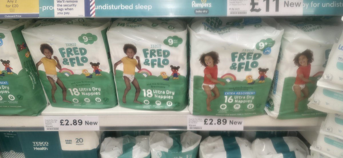LittleSpaceJR's tweet photo. Mission complete photos coming soon + review of Tesco Fred &amp; Flo Ultra Dry Nappies Size 9+ #nappies #nappy #tesco #sen #specialneeds #size9+ https://t.co/jaT1ASNIDN