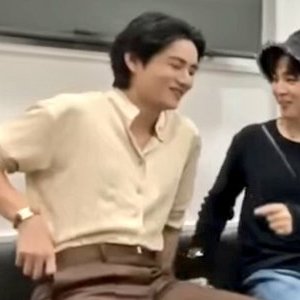 yoongitata_'s tweet photo. The way he melts when gets scolded by jin girl what's that about https://t.co/yHEtIYvW6A