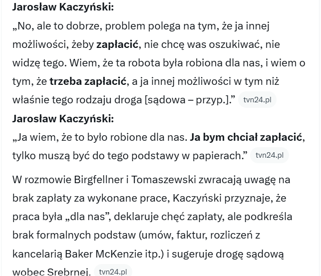 Pazdziernikowa's tweet photo. Mam takie pytanie w sprawie umorzonego śledztwa.
Czy Kaczyński który był świadomy, że trzeba zapłacić, zapłacił?

Fragment z nagranej rozmowy: https://t.co/Mh9Y70rTqn