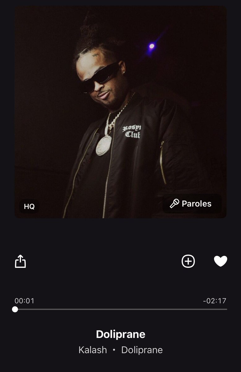 DeezerFR's tweet photo. L'issue du match France - Suède en un son ? 

Je commence : "Doliprane" de @kalash972 pour faire avaler la pilule de la future défaite des suédois https://t.co/Z3CTWYgOTR