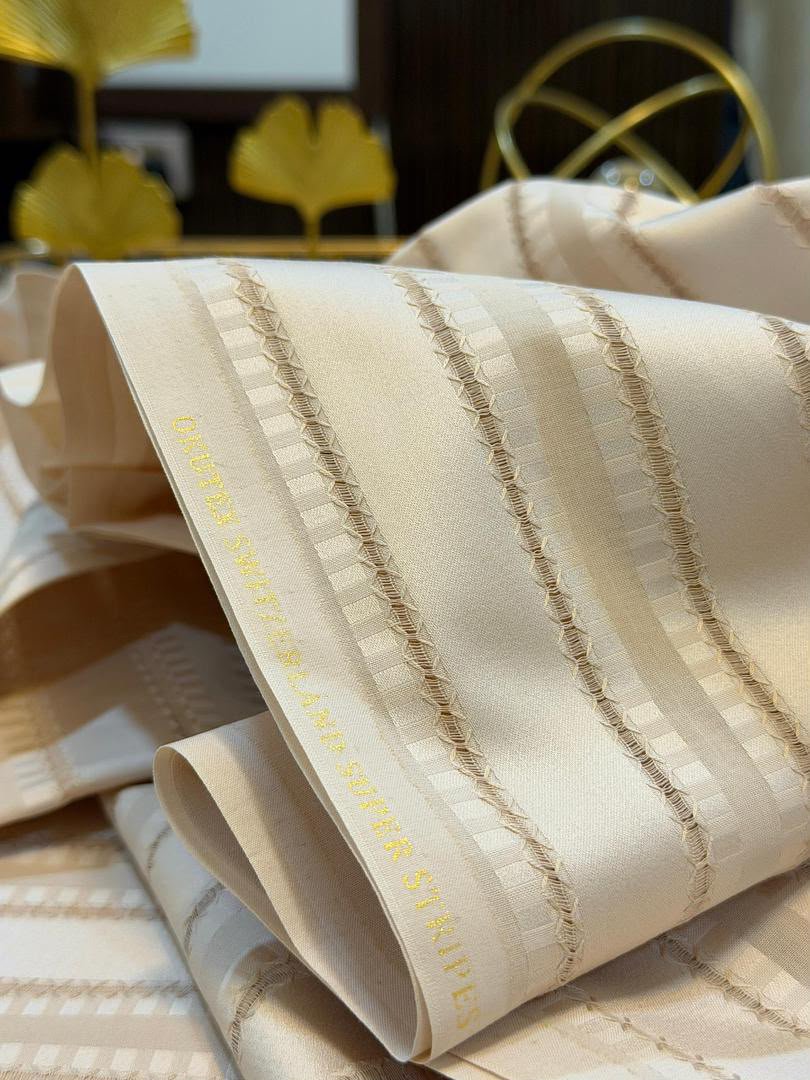 deemonera's tweet photo. ✨ SUPER STRIPES ✨
🇨🇭 Made in Switzerland
💰 10 Yards – ₦400,000
💰 5 Yards – ₦200,000
🚚 Nationwide Delivery
📲 WhatsApp:
https://t.co/rGiTii6Y07
Follow @deemonera for more
#Monera #SwissFabric #TextilesNigeria https://t.co/Eg22dFNCOz