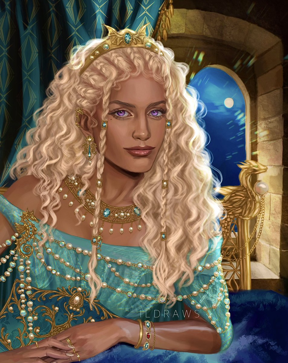 ildraws0's tweet photo. laena velaryon, show version. i wish they had let her dress more richly in the show! #houseofthedragon #laenavelaryon https://t.co/t01b72ScRN