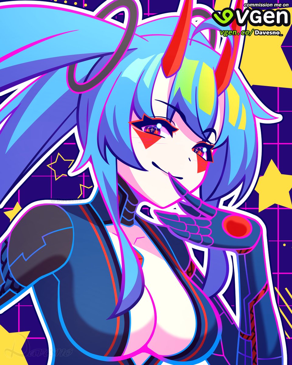 Davesno_'s tweet photo. VGen Commission for @Lermy_Wermy 🤖😈 
#Vtuber #Vgen https://t.co/A6cDVOJKL6