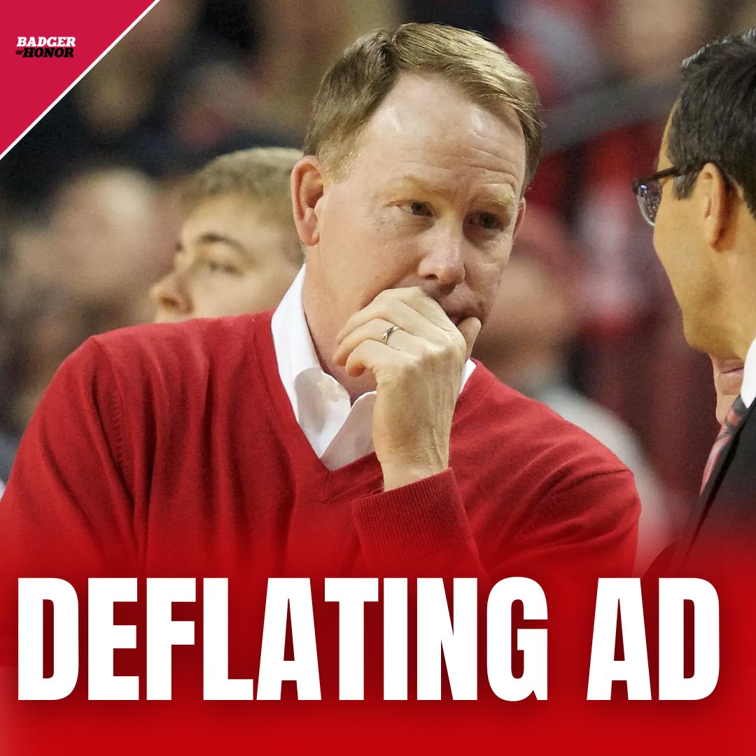 BadgerOfHonorFS's tweet photo. Wisconsin on the verge of making a deflating AD hire to replace Chris McIntosh. 

🔗https://t.co/qlS0JRrHV2 https://t.co/NLq80Q2vTr
