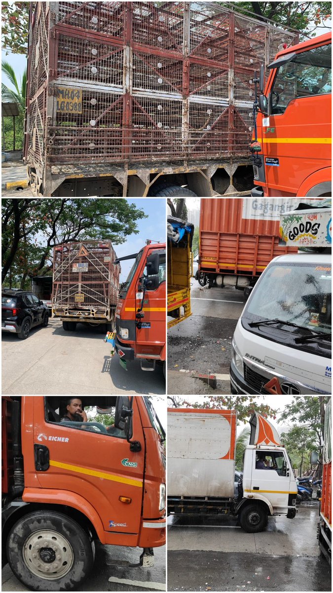 NMMTA25's tweet photo. It's our request to implement berigets in the internal roads of the Kalamboli Marble Market. Several big vehicles are taking these roads to avoid tolls, &amp; their rash driving poses a safety hazard. Installing berigets would prevent these vehicles from passing without paying tolls. https://t.co/UdhndWch4w