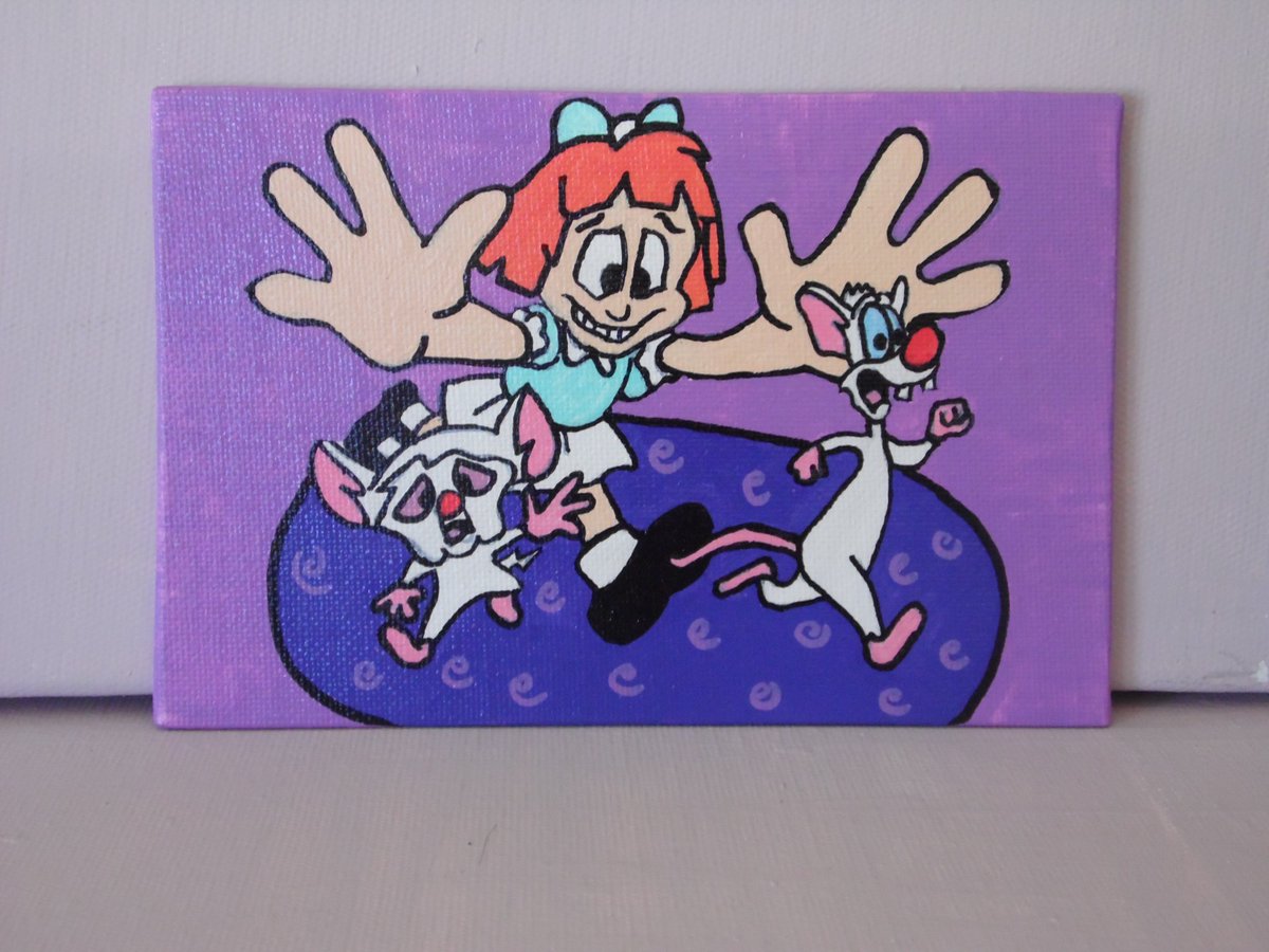 Geeking4Art's tweet photo. Narff! It's Pinky & the Brain! π§ πβ€οΈ
#PinkyAndTheBrain #Animaniacs #90sCartoons
#CartoonNetwork #FanArt #HandPaintedArt
#CanvasPainting #NostalgiaArt #RetroVibes
#ArtistLife #AcrylicPainting #ToonSquad #WarnerBros https://t.co/8caIQFRklZ