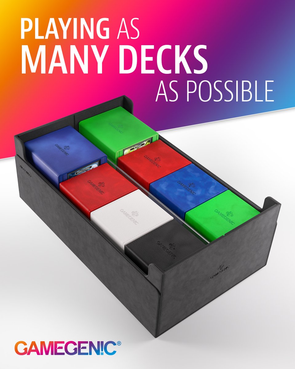 Gamegenic_'s tweet photo. Event summer has started! Whether you’re playing, collecting or just browsing at your next convention, we have you covered with the perfect accessories.🙌
#tcg #accessories #event https://t.co/ivbQkWlI3j