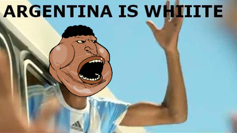 Sku7t's tweet photo. Cómo se nota que los argentinos tienen 20 de iq el tipo tiene en la descripción que es boer y le comentan que vive en África para tratarlo de negro https://t.co/qu3sYqwJLD