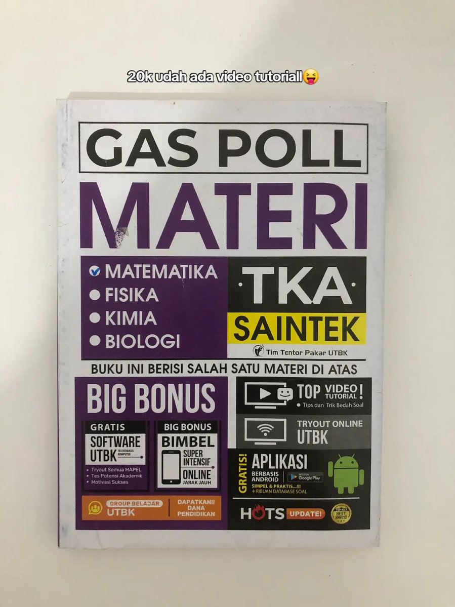 exxoneer's tweet photo. wts preloved buku tka gaspol (kimia, geografi, matematika)
‼️23k (udah inc semua)‼️
🍊bisa oren (aku dom cimahi/bdg) https://t.co/PO9elJcKTH