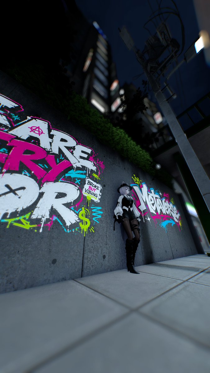 OREO_human07's tweet photo. 「Liminal Tokyo Street 」写真映えがすぎます
#VRchat　#VRChatPhoto https://t.co/EsINWZPB6q