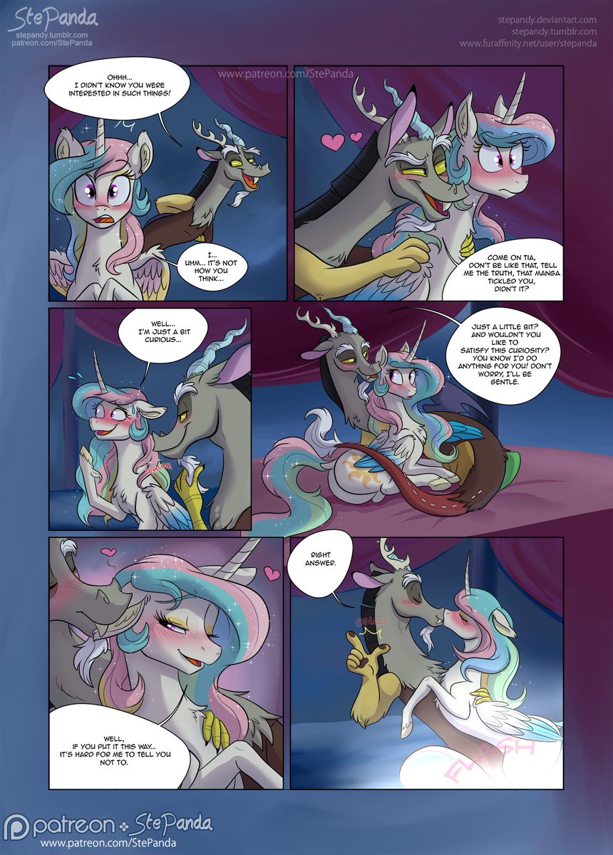Sethisto's tweet photo. Do you ship Discord and Celestia? 

https://t.co/Uh4I3Q69xM https://t.co/g3nnzlKHP0