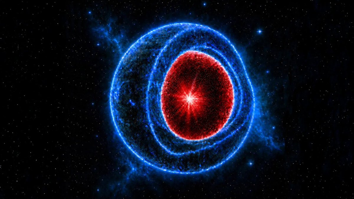 AlbertEinstein's tweet photo. A dying star could create a new universe instead of a black hole, according to new physics research > https://t.co/D2MwnoD0i5 https://t.co/zR8FtZk824
