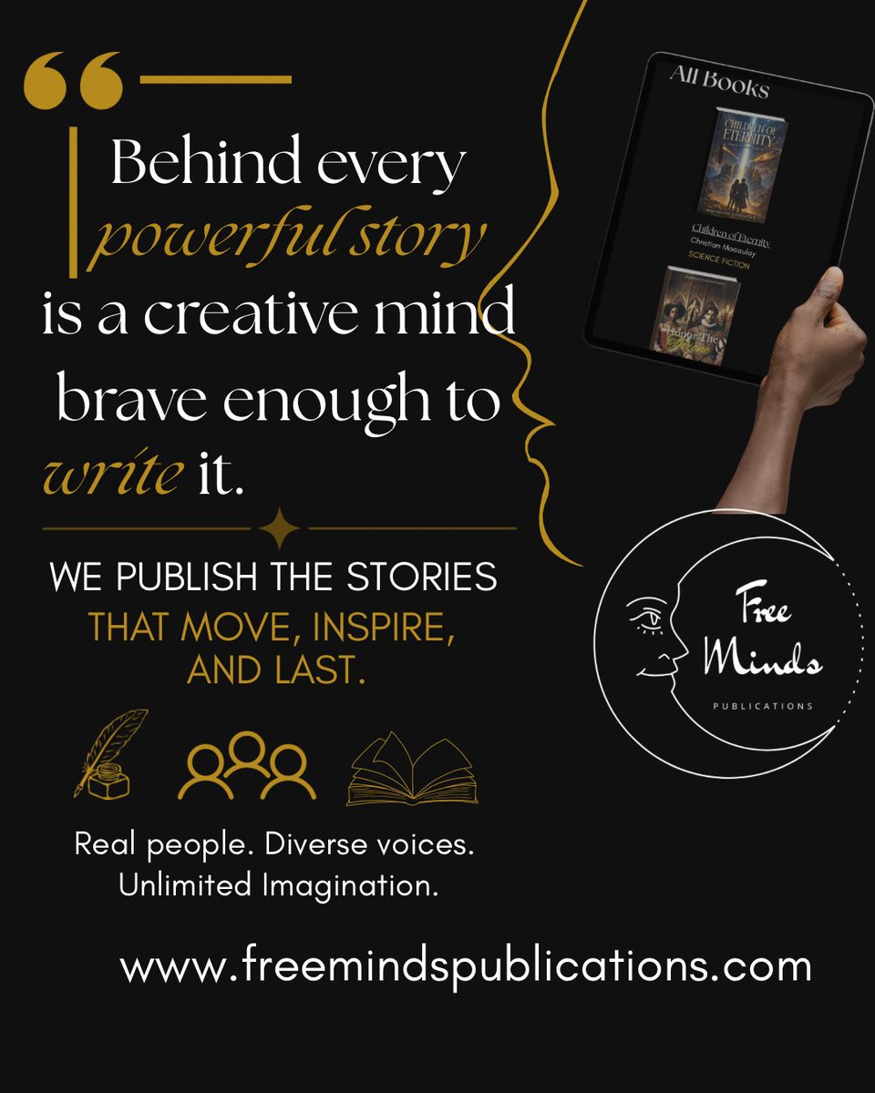 FreeMindsPublic's tweet photo. Whether you’re looking for a new book to read, or you’re writing one, Free Minds Publications is the place for you. 

🔗 https://t.co/ODcrQv4s0K https://t.co/BptyY2xcvm