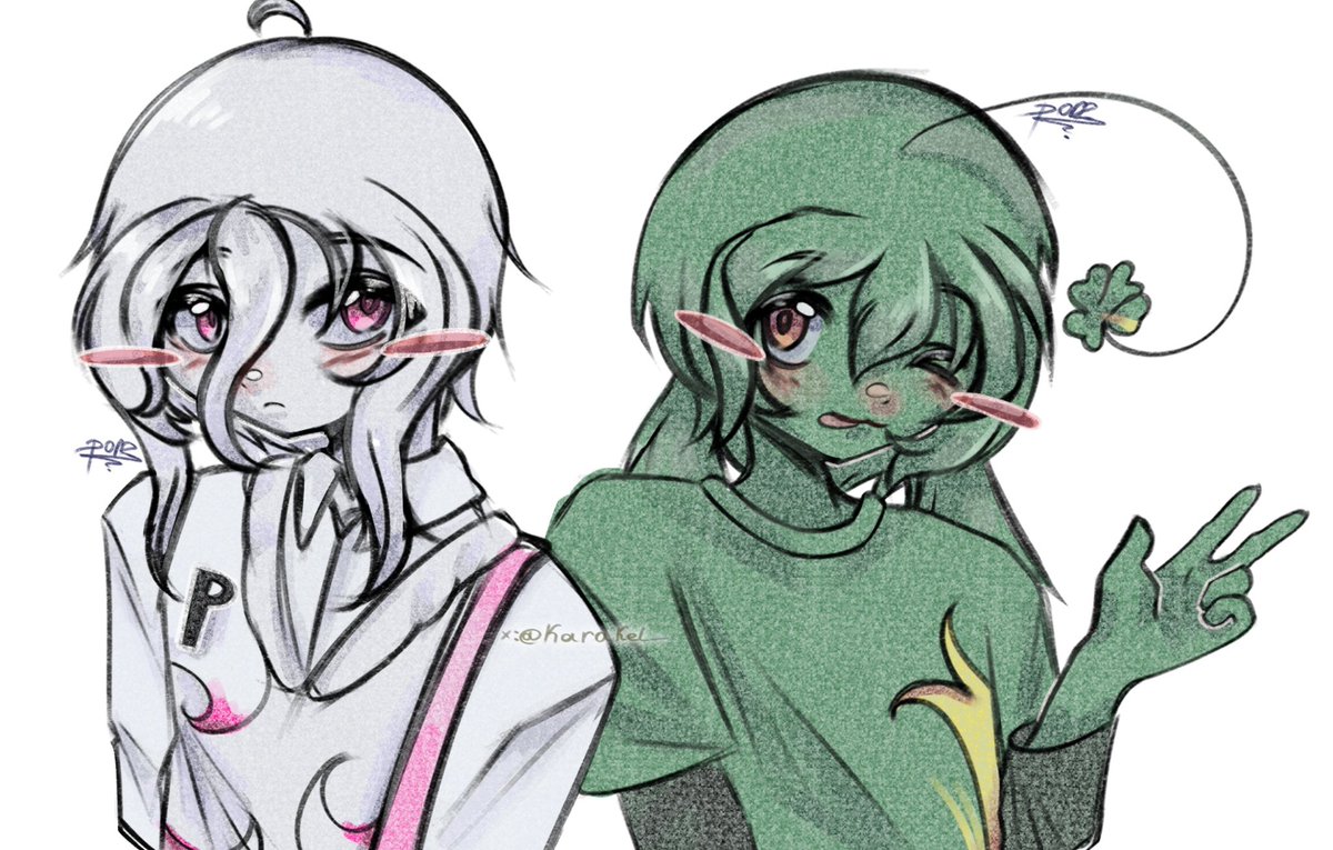 Karakel_'s tweet photo. awww, look at these cute guys ~
Okay okay, I just rly liked my oc's.. And its not the final human designs (why r they looking so feminine when they have no gender?... lol what???)
Maybe I delete this post later 👀👀👀 https://t.co/zKjXPEqkm6
