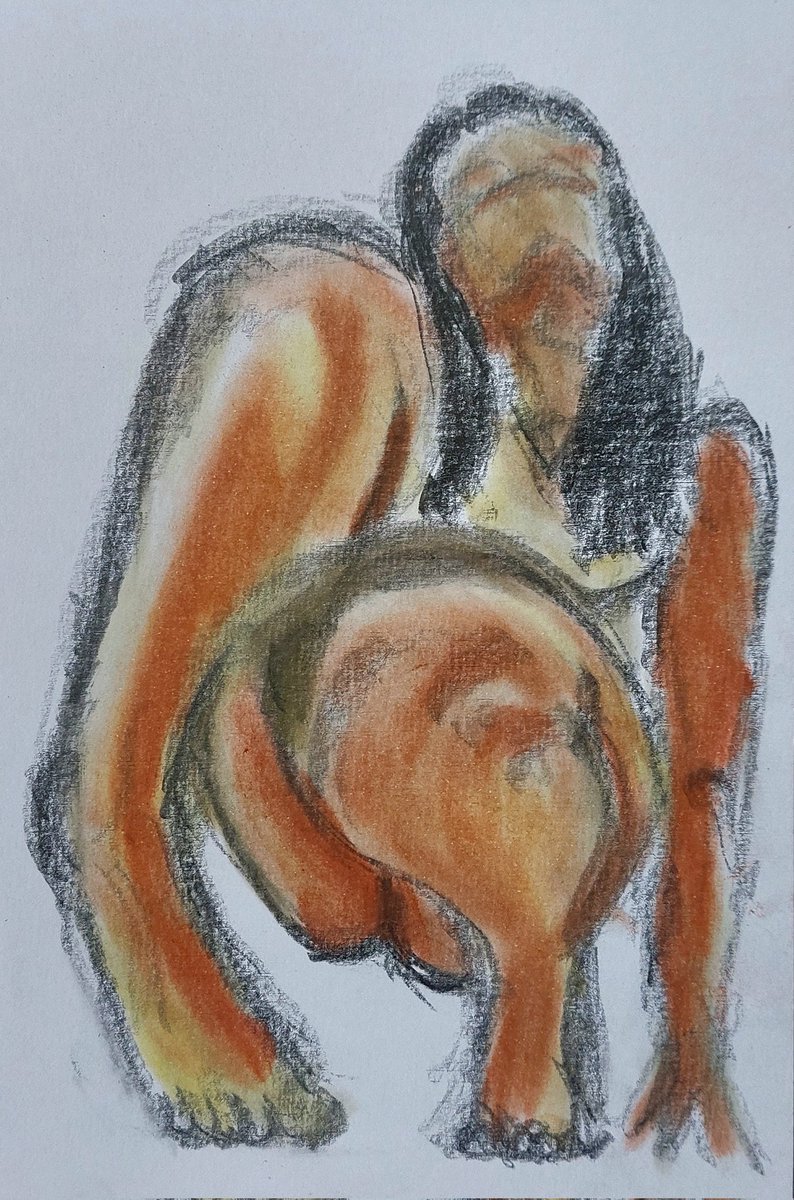 SiepermannM's tweet photo. The body speaks before words do.
A study of form, weight, and emotion.
#Art #FigureStudy #Drawing #PastelArt #Expressionism #FineArt #HumanForm #Sketch #ContemporaryArt #ArtistOnX https://t.co/6rHdEHzJt0