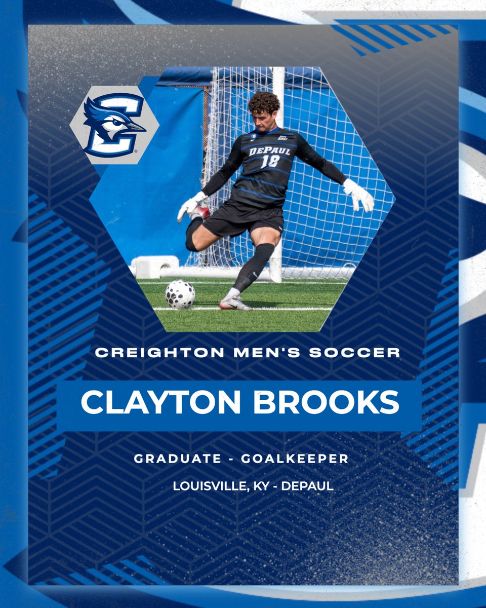 creightonmsoc's tweet photo. The next trio of newcomers for the fall of 2026

Clayton Brooks - GK - Grad Transfer from DePaul
Grady Gilchrist - F - Freshman from New Mexico
Spencer Sappleton - D - Freshman from Toronto https://t.co/UAn58X88Ck