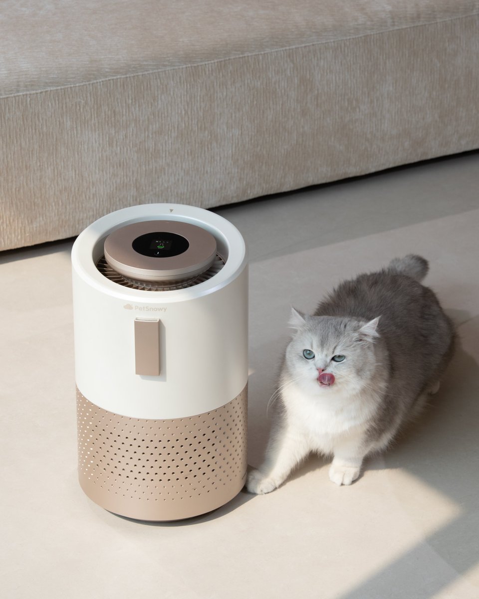 PetSnowy's tweet photo. Visible hair, invisible effort. ✨

The PetSnowy Air Purifier is engineered with a high capacity to effortlessly capture floating pet hair and dander, maintaining optimal air purity across your living space.

#PetSnowy #CleanHome #AirPurifier

#petsnowy #airpurifier #hepapurifier #petcare  #cleanhome #airpurifierforpet