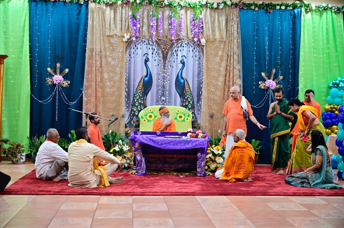dattapeetham's tweet photo. Visit to Princess Town and Penal • Trinidad and Tobago • 29 June 2026

• Darshana at Datta Shiva Rama Temple, Princes Town
• Darshana at Sri Sachchidananda Yoga Ashrama, Penal 
• Chandi Homa in Sri Dattatreya Yoga Centre, Carapichaima

#sgsswamiji #swarnayatra #swarnayatra2026 #sgsashrama #dattapeetham #avadhootadattapeetham