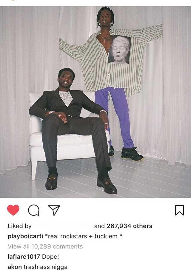 cartisburner__'s tweet photo. Why did Akon comment this 😭 https://t.co/gljNa0f1TD