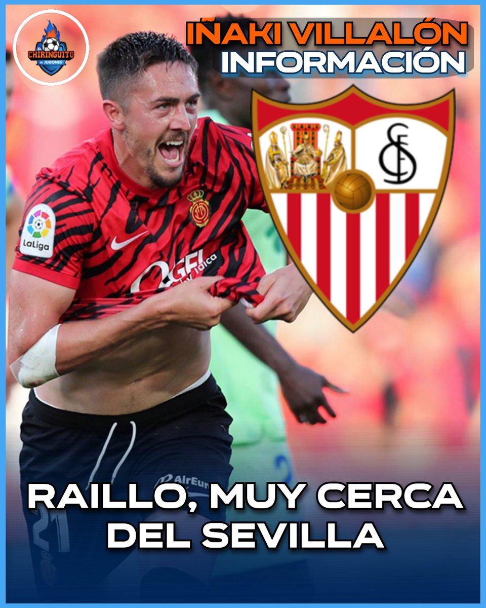 elchiringuitotv's tweet photo. 🔴⚪️ ¡Antonio Raillo, cerca de convertirse en nuevo jugador del Sevilla! 

👉 Luis García Plaza, entrenador del Sevilla, clave en su fichaje. 

ℹ️ @inakivdl https://t.co/jfHSshIhR0