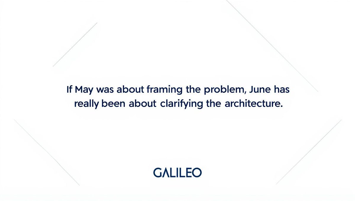galileoprotocol's tweet photo. If May was about framing the problem, June has really been about clarifying the architecture.

Why now?
Because several pressures are converging at once:
→ counterfeit trade
→ product-level data
→ market selectivity
→ compliance expectations
→ interoperability needs

That doesn’t mean every brand needs the same system.
But it does mean the old way of handling trust is starting to look thin.