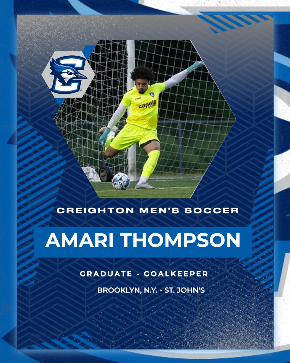 creightonmsoc's tweet photo. The final trio of newcomers this fall are

Andreas Frint - GK - Freshman from Austria
Connor Munn - D - Freshman from Nova Scotia
Amari Thompson - GK - Grad Transfer from St. John's https://t.co/hBUJ8yam4r
