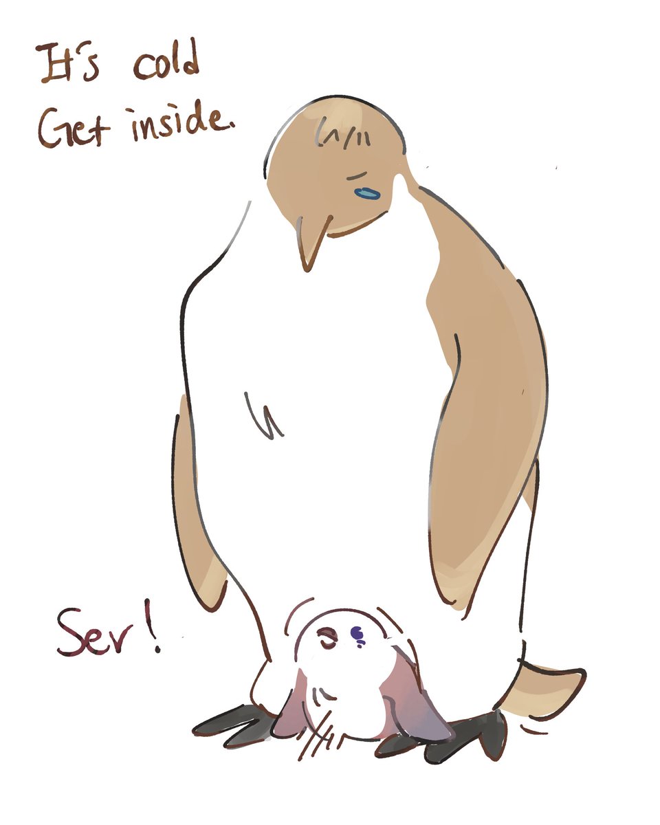 UnderSeasnail's tweet photo. #asoiaf #akotsk penguin Dunk and penguin(?) Egg https://t.co/trw6Iy0brX