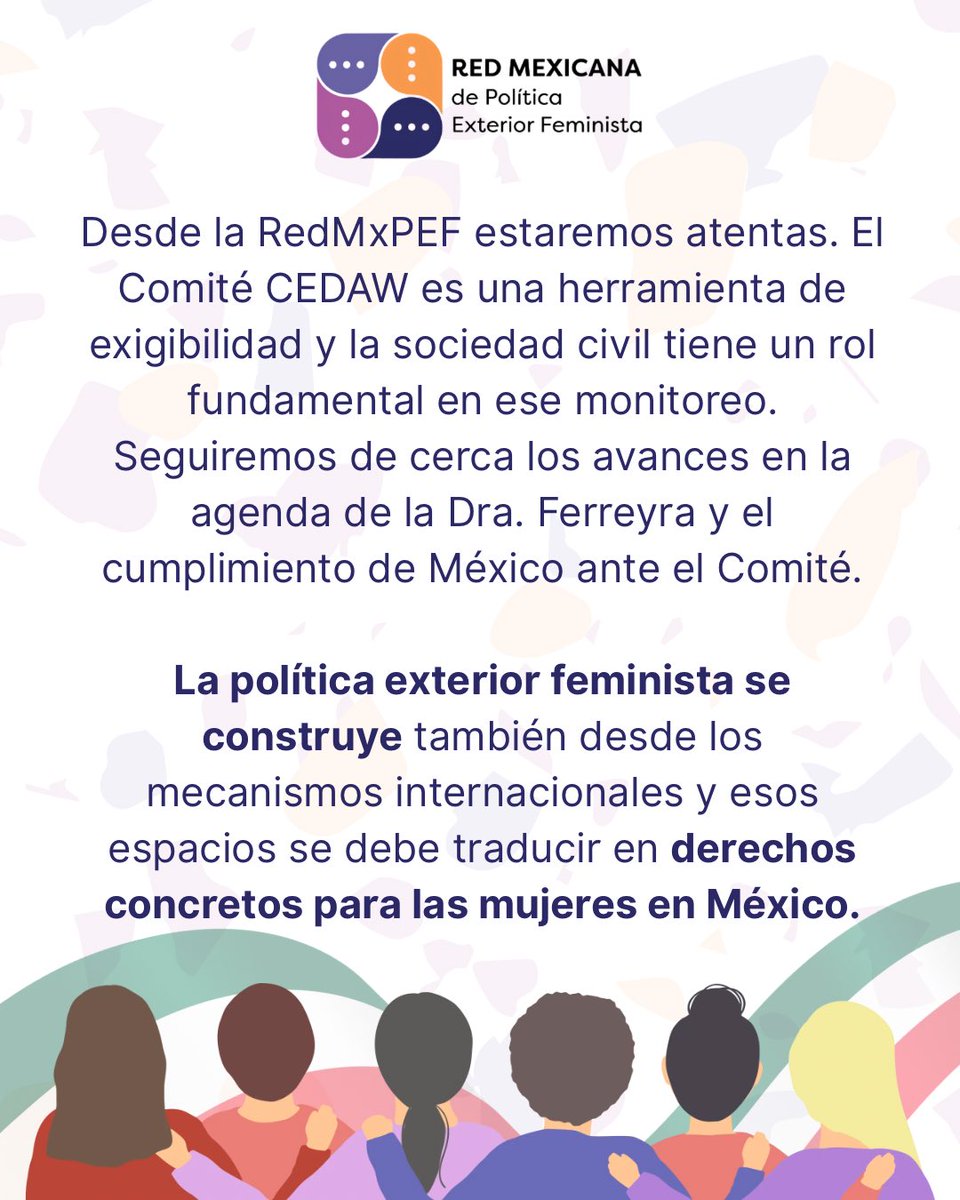 Red Mexicana de Política Exterior Feminista tweet media