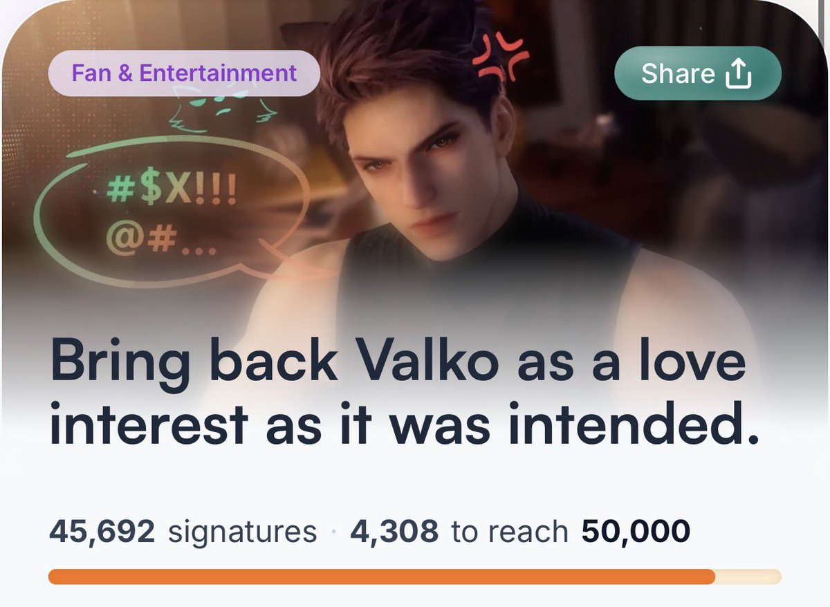 xiaetic's tweet photo. 45k signatures in 3 hours, keep em coming https://t.co/hiKRqkofdY
