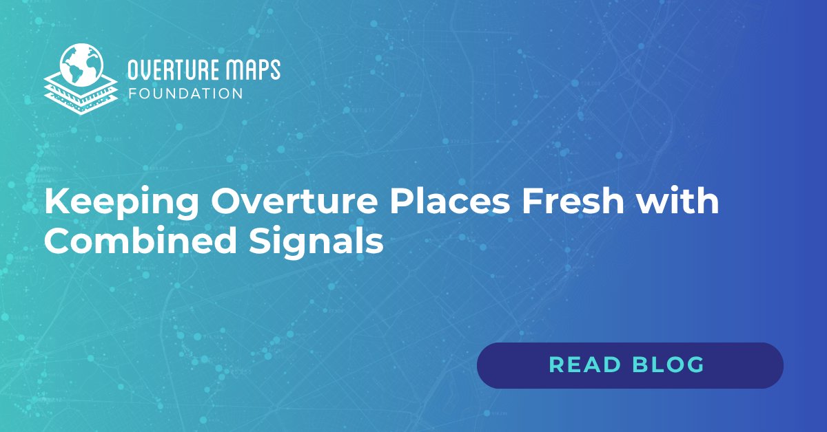 Overture Maps Foundation tweet media