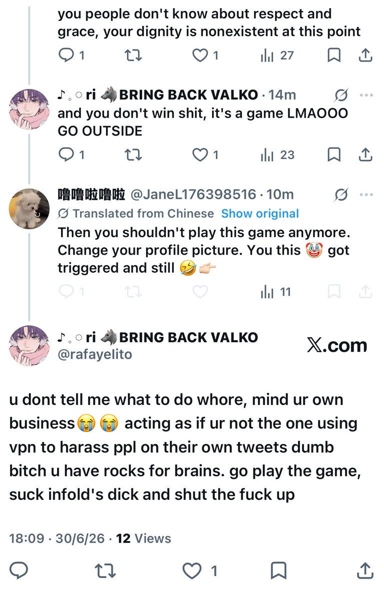 rafayeIito's tweet photo. TALKING BIG AND INSULTING ME TO JUST BLOCK ME WHEN I CLOCKED BACK IKTR BITCH TRY ME AGAIN🤣🤣🤣🤣🍾🍾🍾🍾 https://t.co/KKROAzcW9f