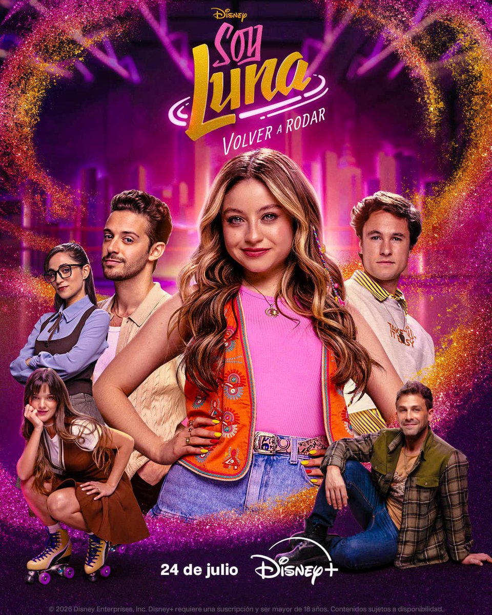 sboficial's tweet photo. Pôster oficial da 4ª temporada de Soy Luna.