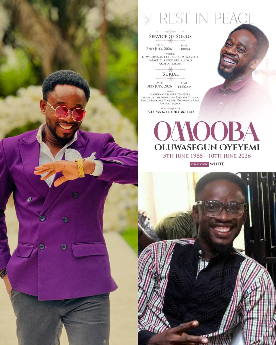 DMandates's tweet photo. So Sad: Another Cast Member in Mount Zion's Abattoir Movie Passes Away 💔🕊️

Another heartbreaking loss has hit the Mount Zion movie family. Omooba Oluwasegun Oyeyemi, who played the husband of Flora in the popular Mount Zion film Abattoir, has passed away. https://t.co/9BJ2pNbaxm