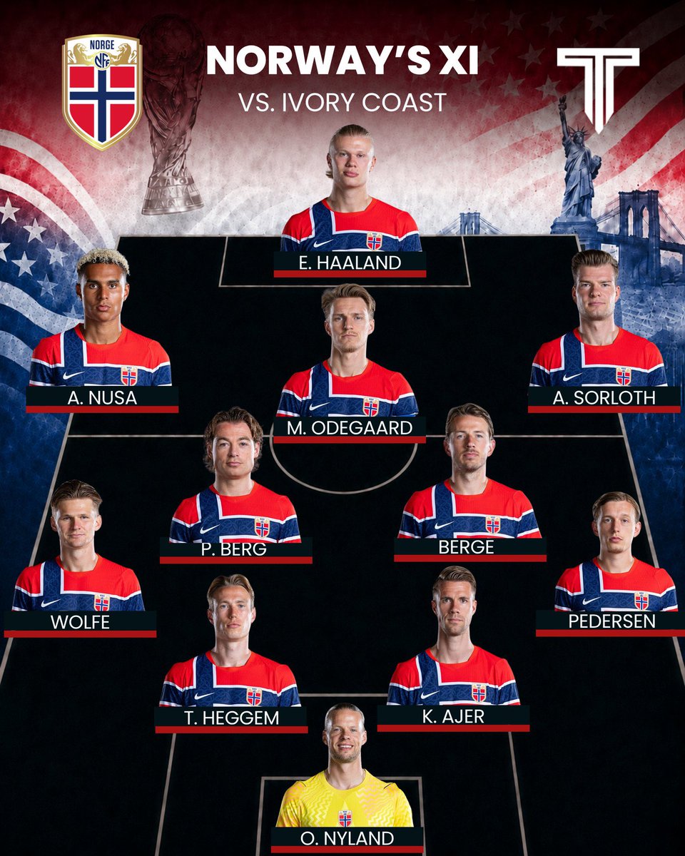 football_li5's tweet photo. 🚨🚨🚨 عاجل — رسميًا 🚨🚨🚨

قمة كبيرة؛ قمة صعب التوقع فيها! 🤯🔥

🇳🇴 النرويج Vs ساحل العاج 🇨🇮 

8:00 

تشكيلتي المنتخبين!!!!!!

— توقعاتكم بشكل سريع ؟ https://t.co/5rRtN6JGOX