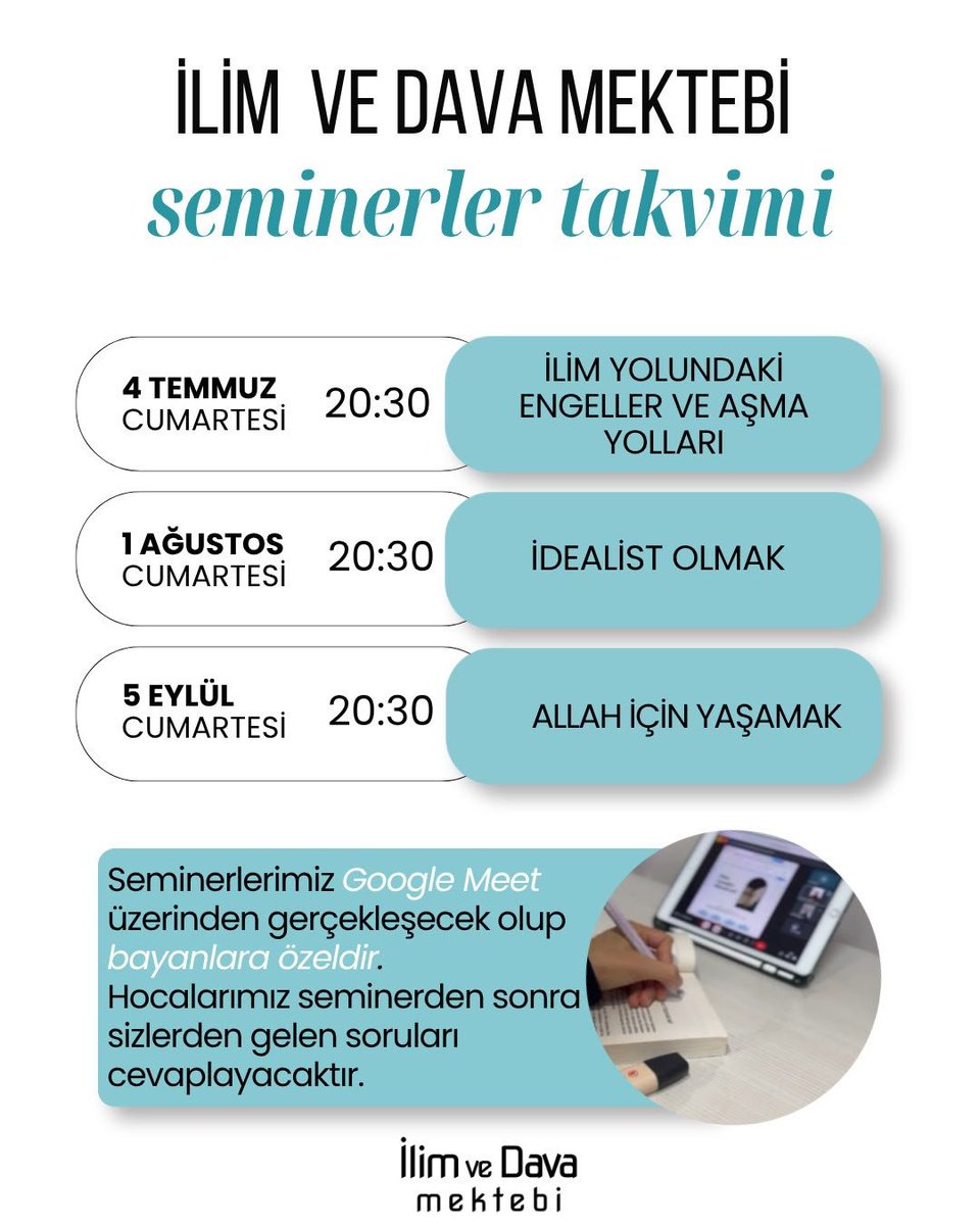 İlim ve Dava Mektebi tweet media