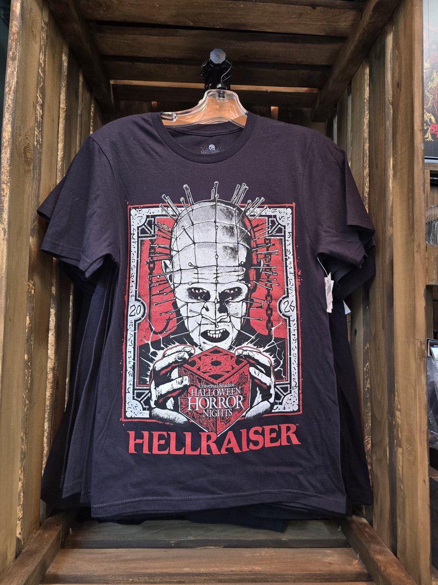 HHN365's tweet photo. Hellraiser Merch Release 🚨 https://t.co/173rQZ6MHg