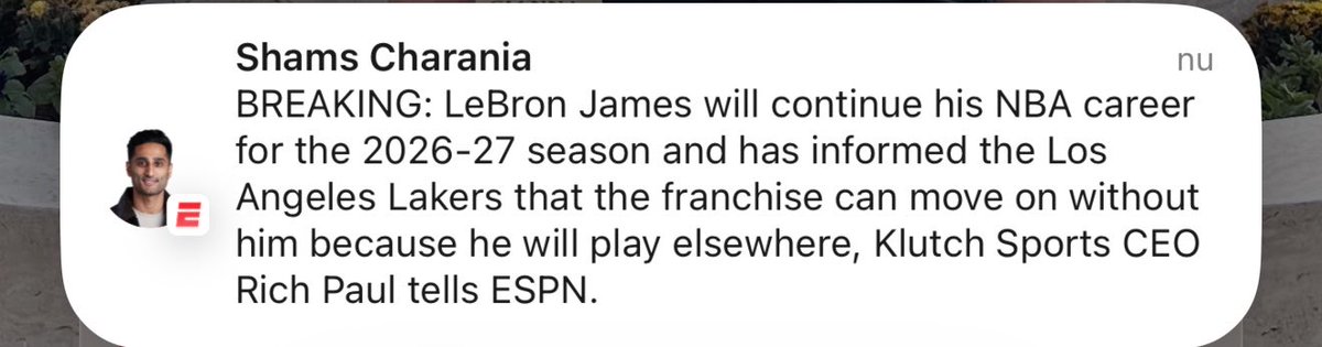 NL_Lakers's tweet photo. Can’t tell you how happy this makes me! 💜💛 This hostage situation is finally over and the Lakers can just move forward without James and finally start building their next championship team #GoLakers https://t.co/RMSHUnIIX2