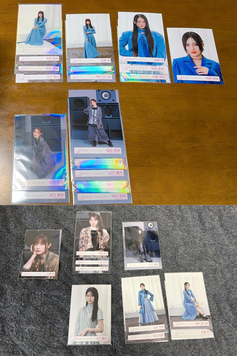 KeTrade22's tweet photo. 櫻坂46 生写真 トレ
Lonesome rabbit  ジャケ写 MV衣装

提供：画像1~4過去物固定
※田村、森田過去物は、枚数が多いため希望箇所の提示お願いします
※友人と一緒のトレのため、写真が上下分割されています。

希望：画像5,6(リプ欄)

1:多歓迎
郵送、静岡1日目
京都リアミ(友人へdm移行) https://t.co/fussOTafrE
