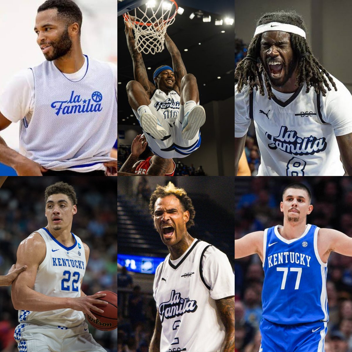 LaFamiliaTBT's tweet photo. So, BBN... what do you think of La Familia's roster so far? 👀🏀

- Andrew Harrison
- Archie Goodwin
- Kahlil Whitney
- Reid Travis
- Willie Cauley-Stein
- Kerr Kriisa

Pretty solid... right? 😼 https://t.co/PSQG8ZsJcZ