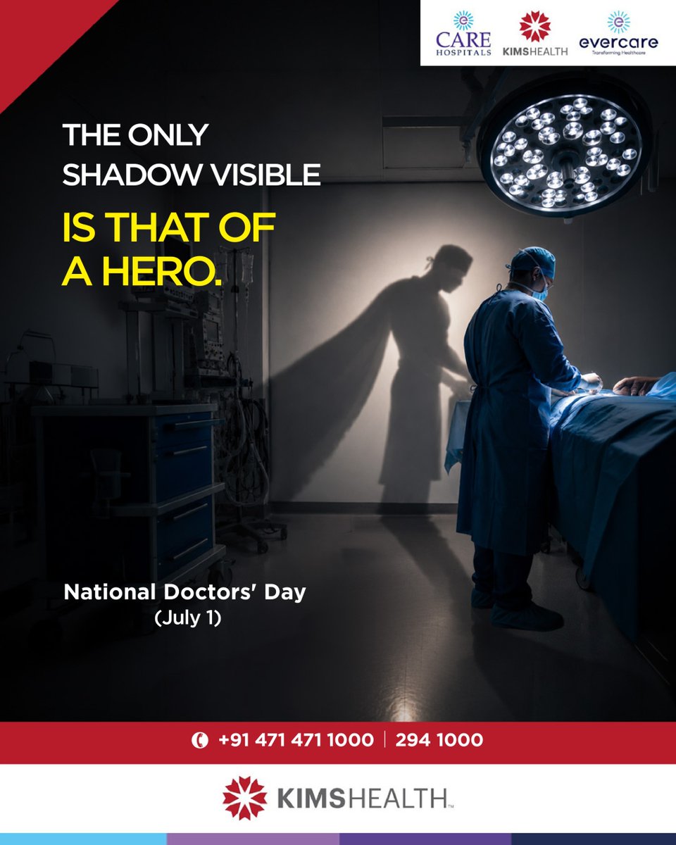 kimshealth_ind's tweet photo. This National Doctors' Day, KIMSHEALTH proudly celebrates the remarkable doctors who embody our commitment to GO GREATER—going greater in compassion, clinical excellence, innovation, and patient care.  

Happy National Doctors' Day!  

#NationalDoctorsDay #GoGreater #KIMSHEALTH https://t.co/HzmQMwN9Wx