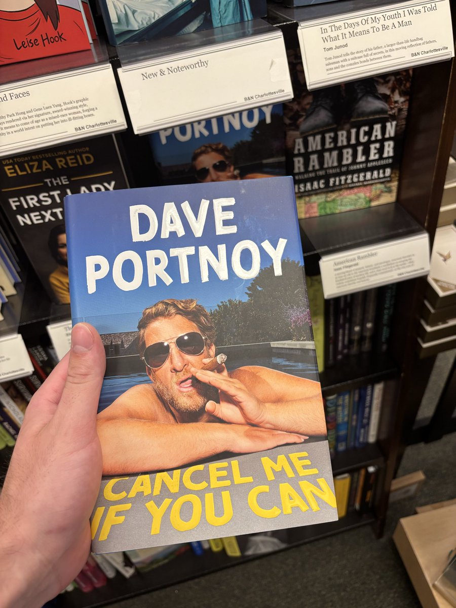 DiermanDillon's tweet photo. The Barnes &amp; Noble in Charlottesville, VA understood the assignment and made sure to have this puppy in stock the day of release. I may read this faster than Hop on Pop @stoolpresidente https://t.co/bInqNCgrXj