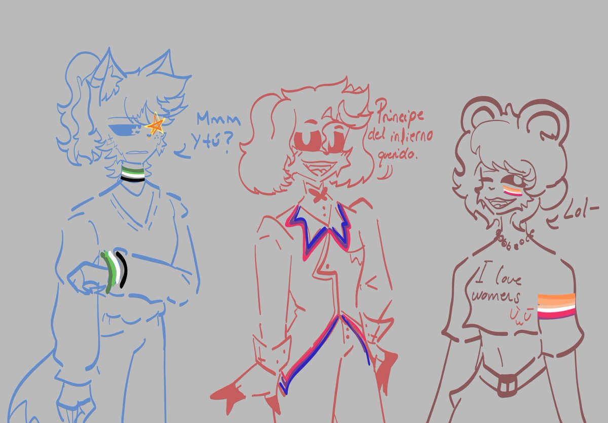 StolasYT's tweet photo. Por el mes del orgullo 🏳️🌈
Aquí revelo la sexualidad de cada uno ^^
De todo el grupo Morvex… Y DOGDAY DE HAZBIN HOTEL!
Lo extrañaba a mi oc jsjsjs.
#Morvex #hazbinfanartsc #SC #Dogday #Yesmel #Nox #Katherin #Sherlyn #Lowis #StolasYT https://t.co/BluiWtYXOQ