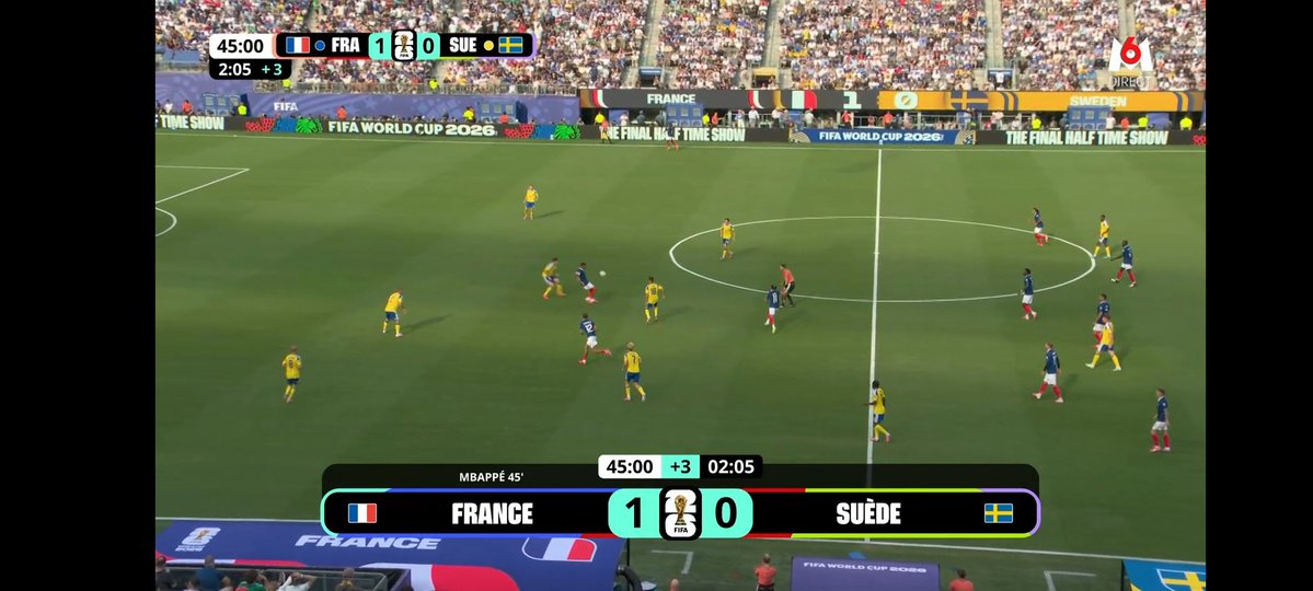 devia__R's tweet photo. Seru bgt byk goal attempt. Emg udah tunggu waktu aja sampe ada yg masuk dan yaay bravooo! 🇫🇷 
Mbappe jago bgt captaiinn
Olise jg okkkk https://t.co/0x1EjAJSXn